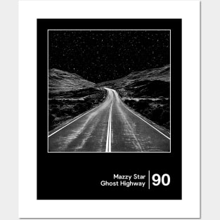 Ghost Highway - Minimalist Style Graphic Design Posters and Art